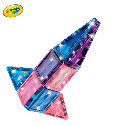 Glitter pip-Tiles 14-Piece Magnetic Building Set