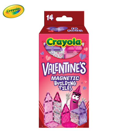 Crayola Valentine’s Day Magnetic Tiles 14-Piece Set
