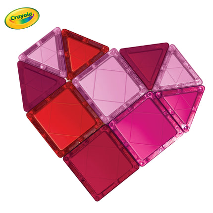 Crayola My Favorite Color-RED PIP Magnetic Tiles 24 pc