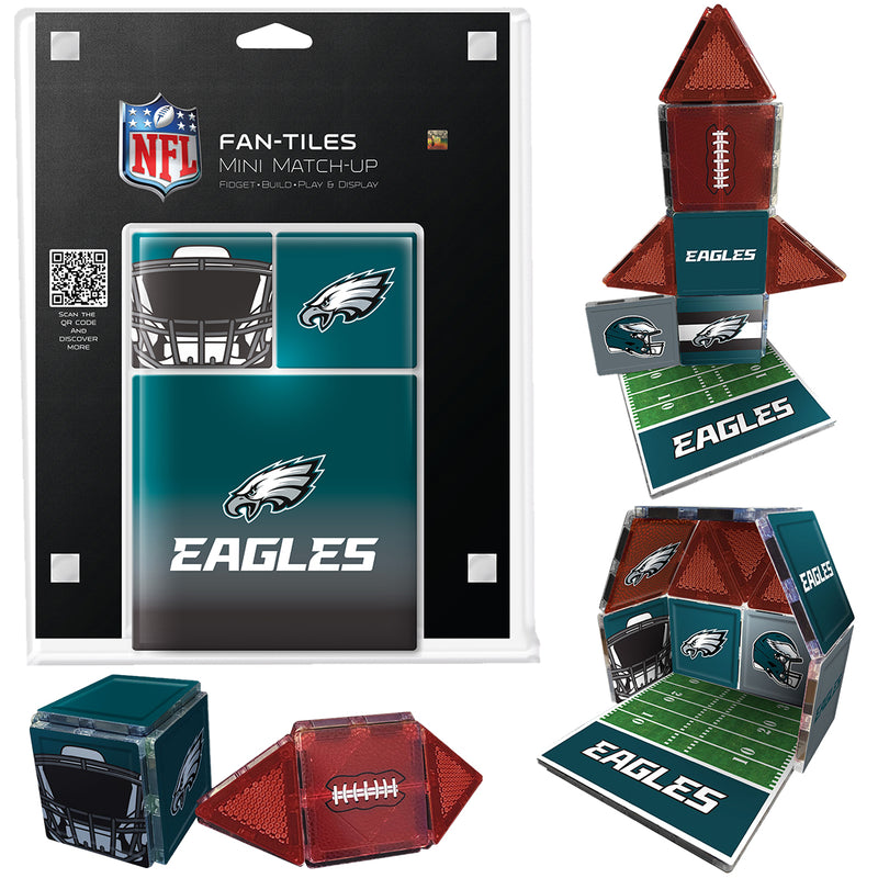 Philadelphia Eagles  Mini Fan Tiles 17 Piece Set
