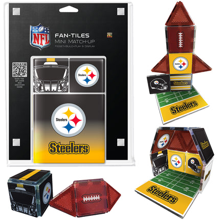 Pittsburgh Steelers Mini Fan Tiles 17 Piece Set