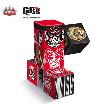 AAA  Penta - Red IC Champion Qubee Magnetic Fidget Figure