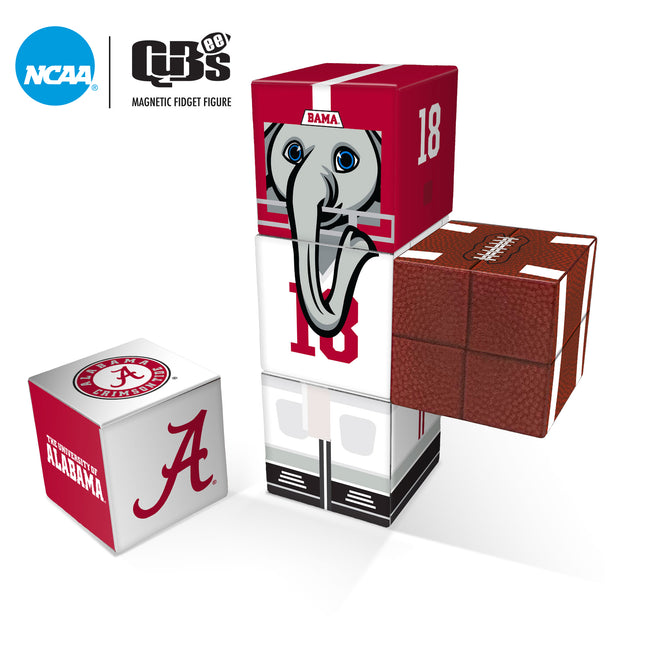 ALABAMA CRIMSON TIDE MagneticQubees Fidget Building Cubes Away Jersey