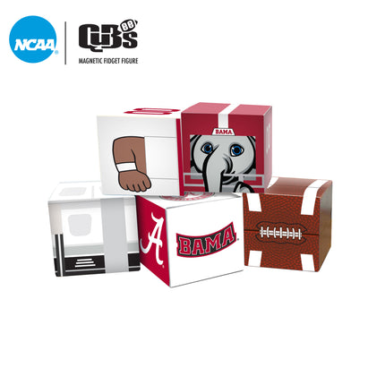 ALABAMA CRIMSON TIDE MagneticQubees Fidget Building Cubes Away Jersey