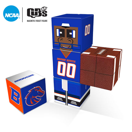 Boise State Broncos Magnetic Qubees Fidget Building Cubes Home Jersey