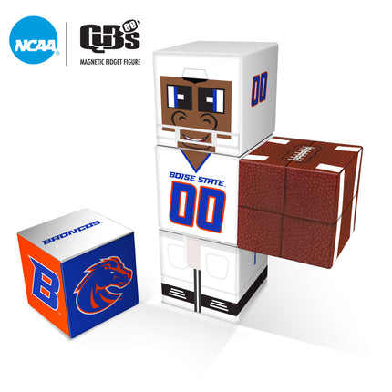 Boise State Broncos Magnetic QUBEES Fidget Building Cubes Away Jersey
