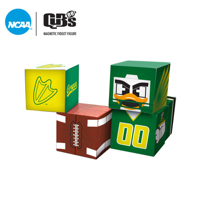 Oregon Ducks Magnetic Qubees Fidget Building Cubes Home Jersey