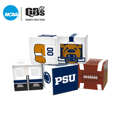 PENN STATE NITTANY LIONS Magnetic Qubees Fidget Building Cubes Away Jersey