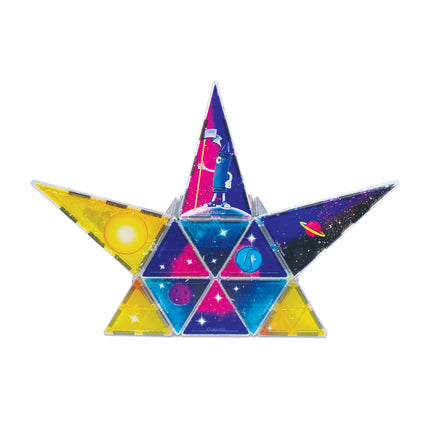 Crayola Cosmic Magnetic Tiles 40-Piece Building Set
