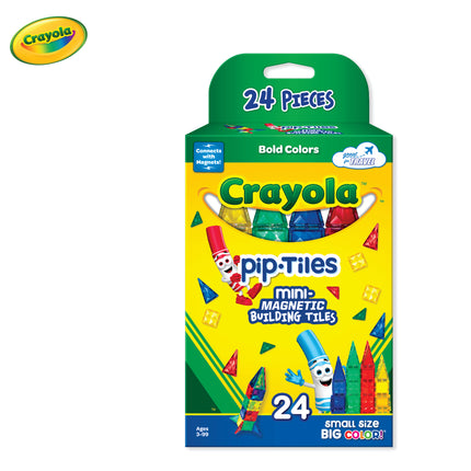 Crayola Bold & Bright Magnetic Pip-Tiles 24 Piece Set
