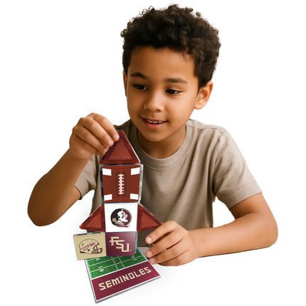 Florida State Seminoles 17 Piece Magnetic Fan-Tile Set