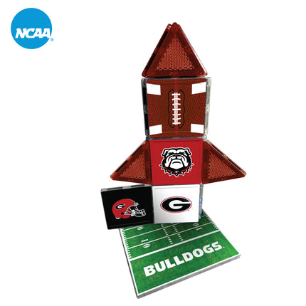 GEORGIA BULLDOGS 17 Piece Magnetic Fan-Tile Set