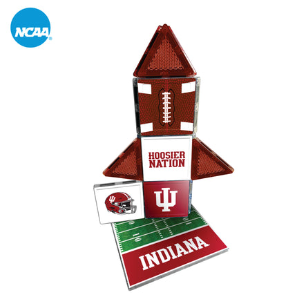 INDIANA HOOSIERS 17 Piece Magnetic Fan-Tile Set