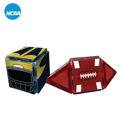 Michigan Wolverines 17 Piece Magnetic Fan-Tile Set