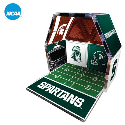 MICHIGAN STATE SPARTANS 17 Piece Magnetic Fan-Tile Set
