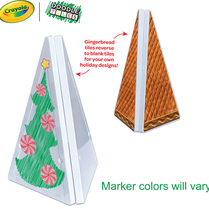 Crayola Doodle Holiday Gingerbread House 24-Piece Magnetic Building Set