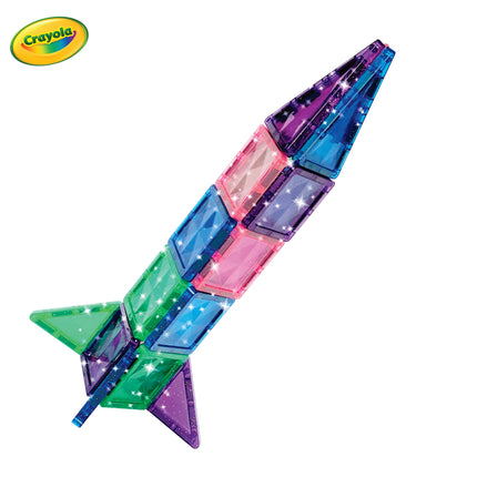 Crayola Glitter Magnetic Pip-Tiles 24 Piece Set