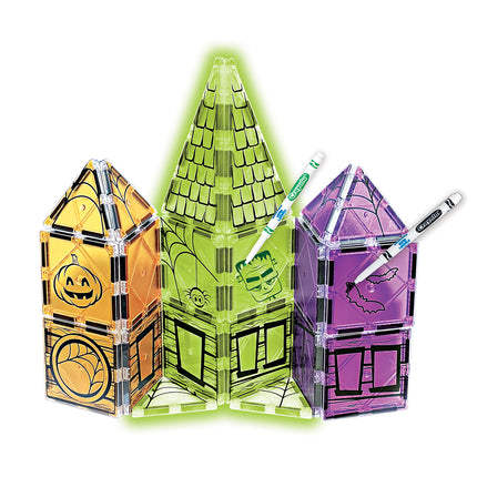 Crayola Halloween Glow Doodle Magnetic Tiles Set