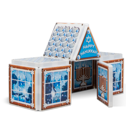 Createon Hanukkah Gingerbread House 16-Piece Set