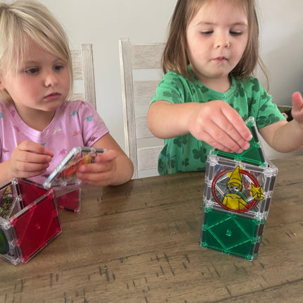 Createon Crayola Elf On The Shelf Painton Gingerbread House | Magnetic Building Tiles Kit With Crayola Paint Tubes