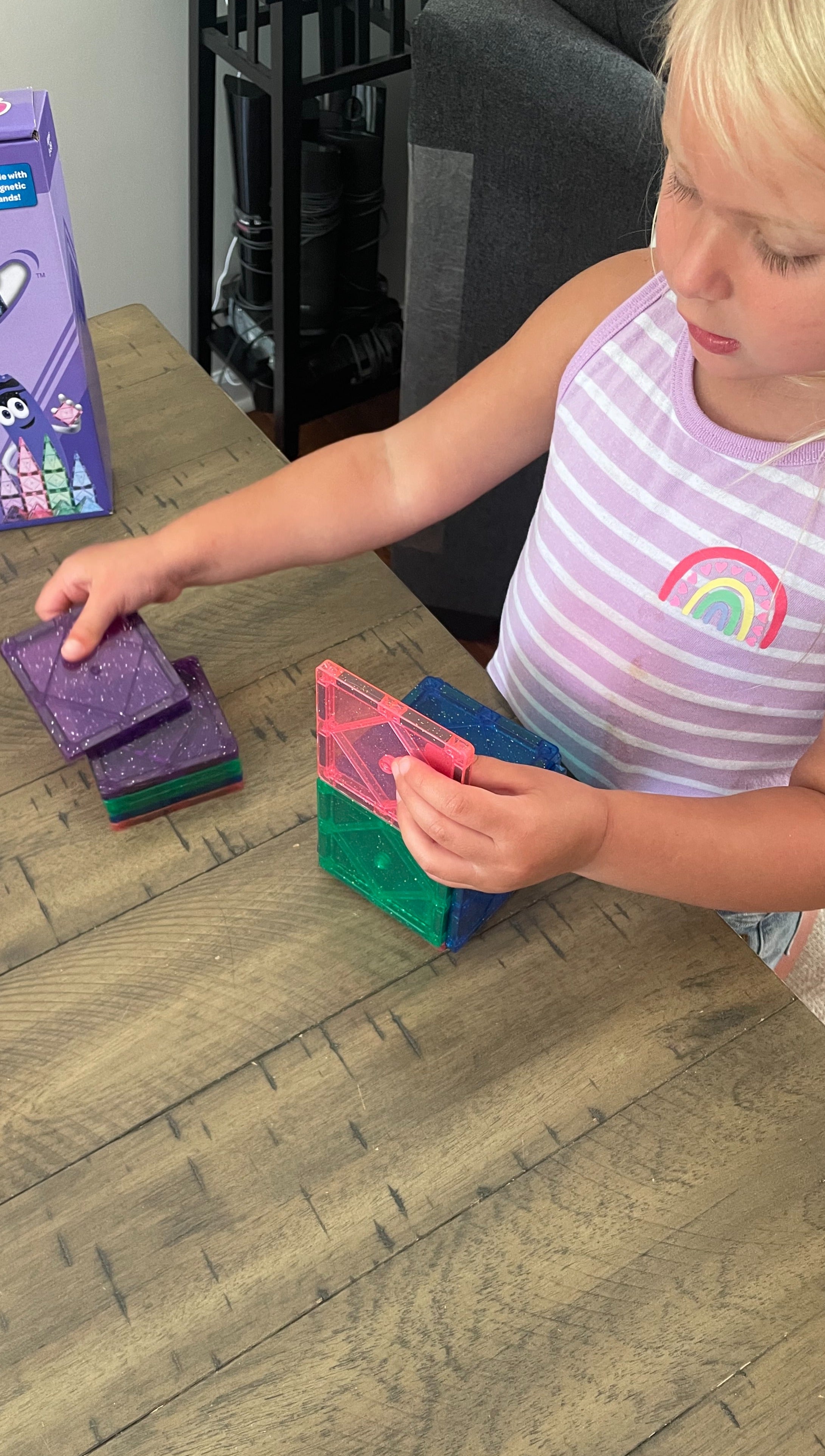 Createon Crayola Glitter Magnetic Tiles 24-Piece Set – CreateOn