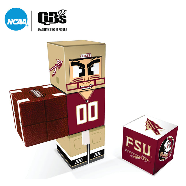 Florida State Seminoles Magnetic Qubees Fidget Building Cubes Home Jersey