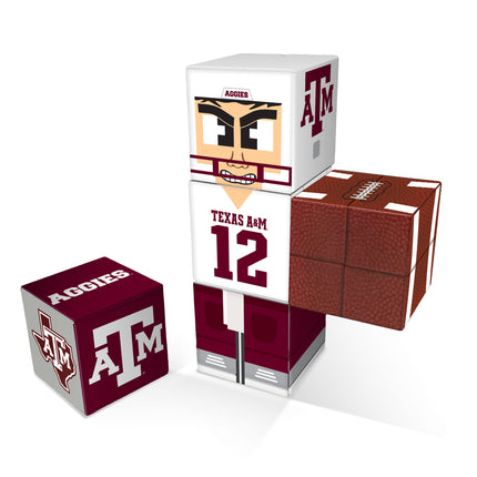 Texas A&M Aggies Magnetic Qubees Fidget Building Cubes Away Jersey