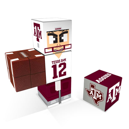 Texas A&M Aggies Magnetic Qubees Fidget Building Cubes Away Jersey