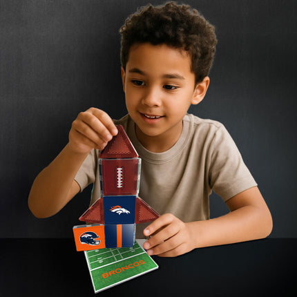 Denver Broncos Mini Fan Tiles 17 Piece Set