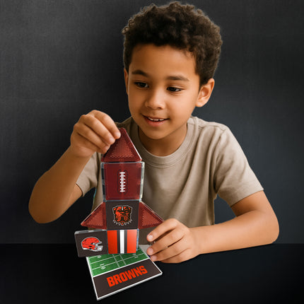 Cleveland Browns Mini Fan Tiles 17 Piece Set