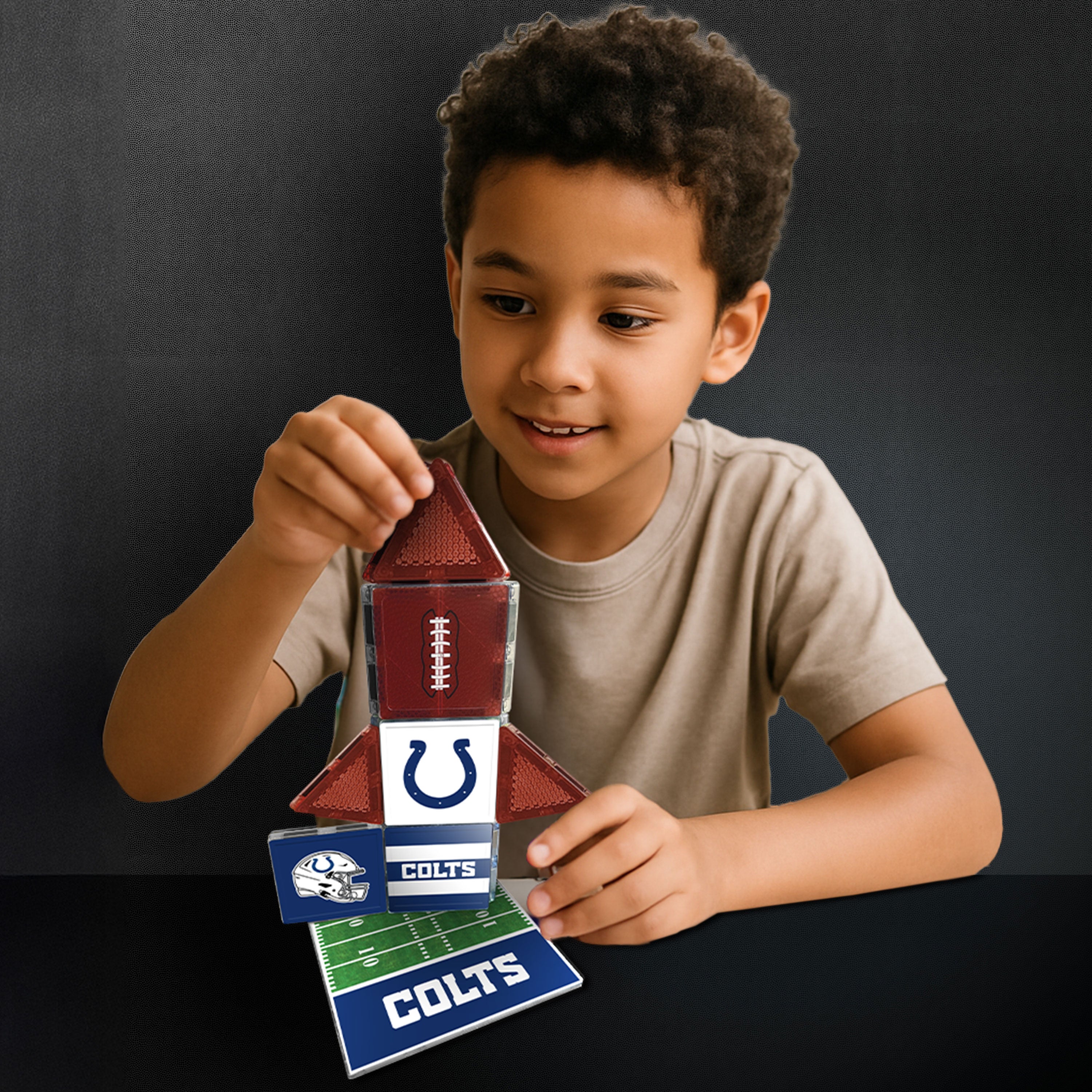 Indianapolis Colts Mini Fan Tiles 17 Piece Set – CreateOn