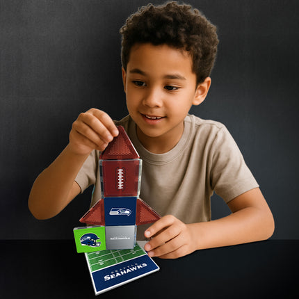 Seattle Seahawks Mini Fan Tiles 17 Piece Set