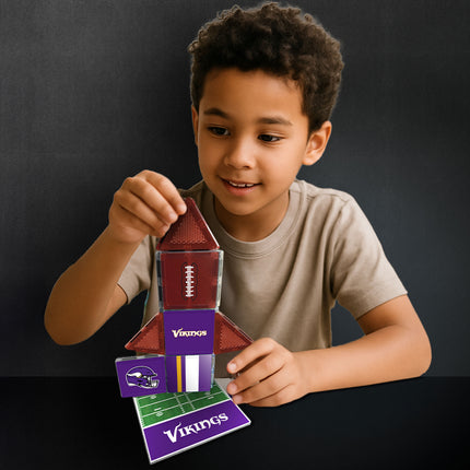 Minnesota Vikings Mini Fan Tiles 17 Piece Set