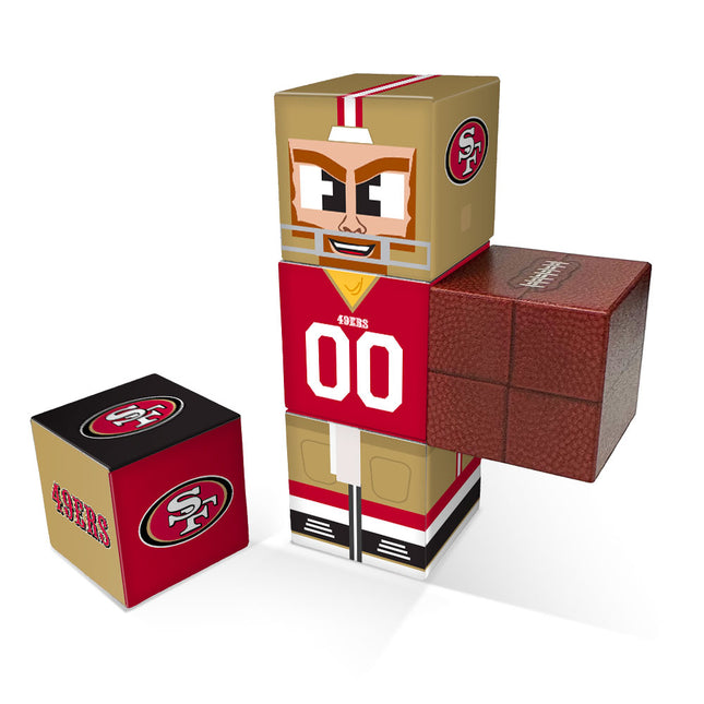 San Francisco 49Ers Magnetic Qubees Fidget Building Cubes
