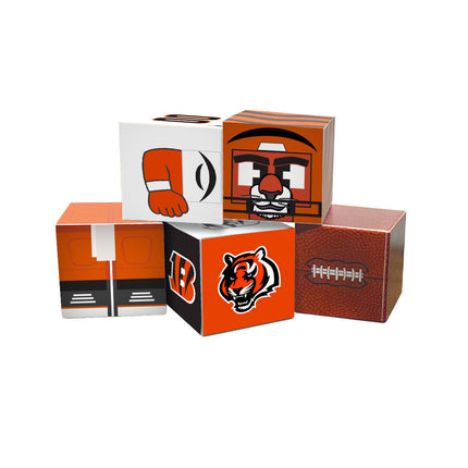 Cincinnati Bengals Magnetic Qubees Fidget Building Cubes Away Jersey