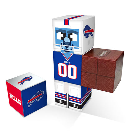 Buffalo Bills Magnetic Qubees Fidget Building Cubes