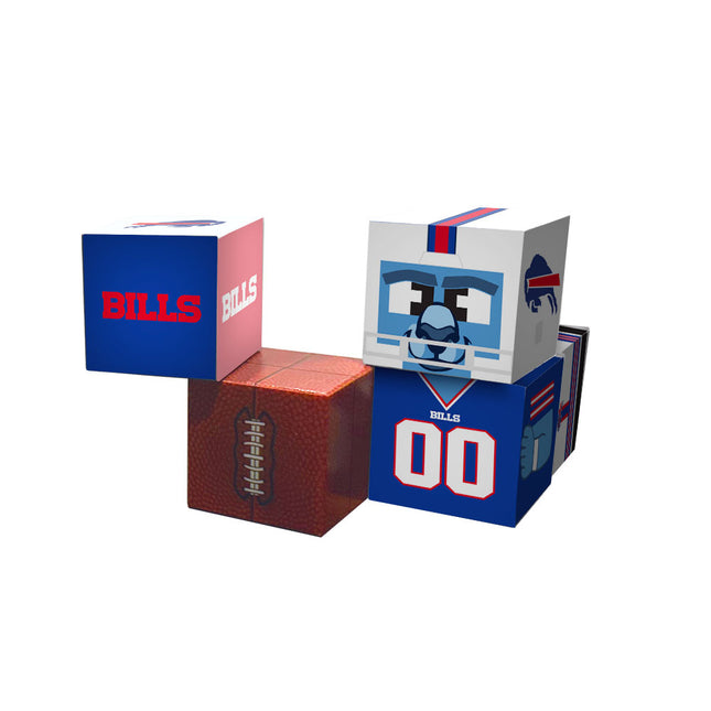 Buffalo Bills Magnetic Qubees Fidget Building Cubes