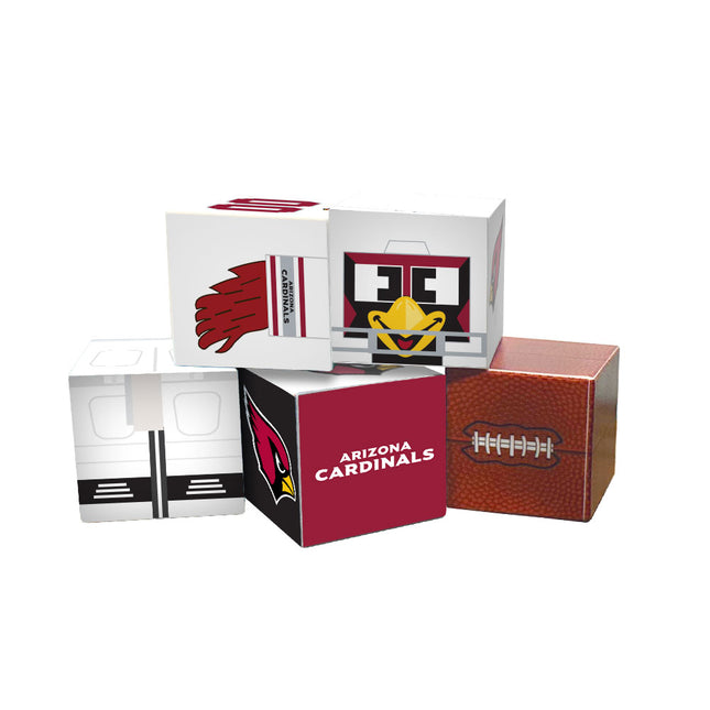 Arizona Cardinals Magnetic Qubees Fidget Building Cubes Away Jersey