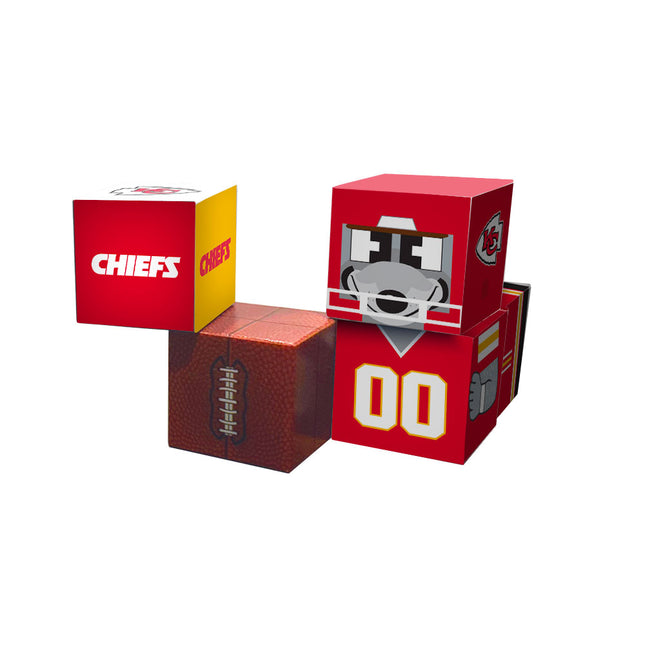 Kansas City Chiefs Magnetic Qubees Fidget Building Cubes