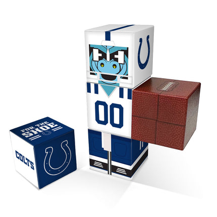Indianapolis Colts Magnetic Qubees Fidget Building Cubes Away Jersey