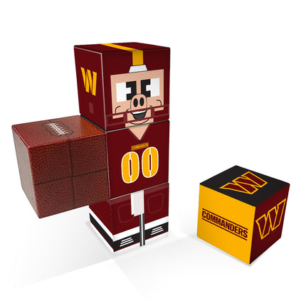 Washington Commanders Magnetic Qubees Fidget Building Cubes