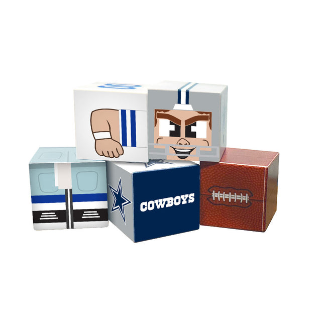 Dallas Cowboys Magnetic Qubees Fidget Building Cubes