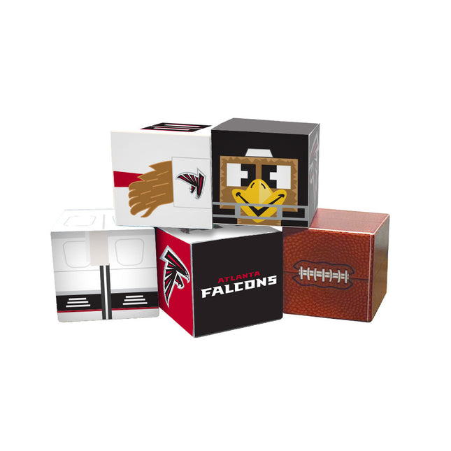 Atlanta Falcons Magnetic Qubees Fidget Building Cubes Away Jersey