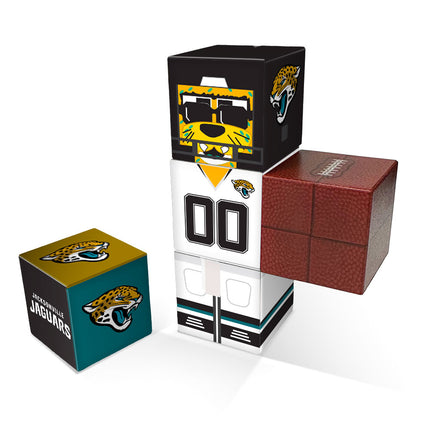 Jacksonville Jaguars Magnetic Qubees Fidget Building Cubes Away Jersey