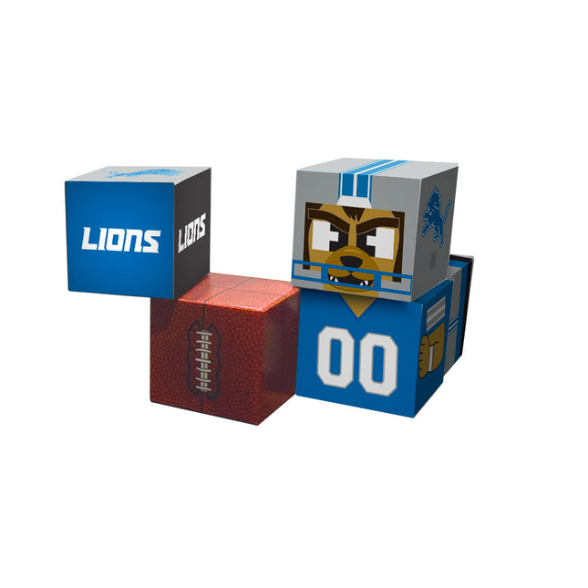 Detroit Lions MagneticQubees Fidget Building Cubes
