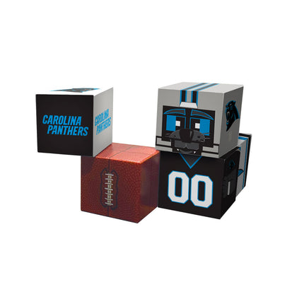 Carolina Panthers Magnetic Qubees Fidget Building Cubes