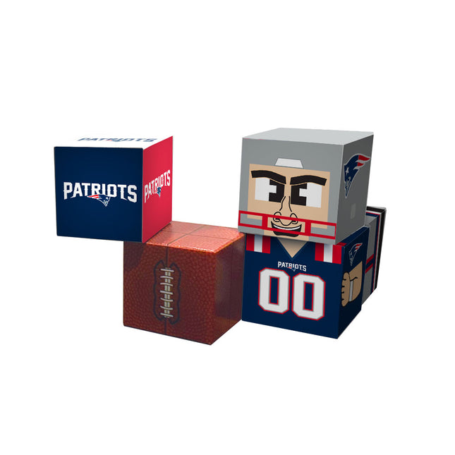 New England Patriots Magnetic Qubees Fidget Building Cubes