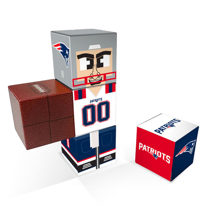 New England Patriots Magnetic Qubees Fidget Building Cubes Away Jersey