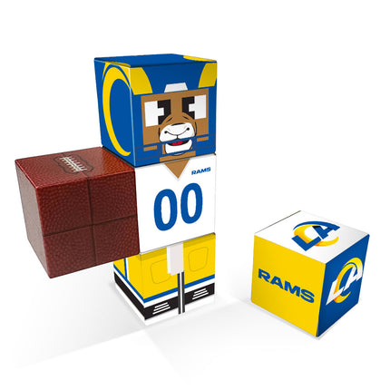 Los Angeles Rams Magnetic Qubees Fidget Building Cubes Away Jersey