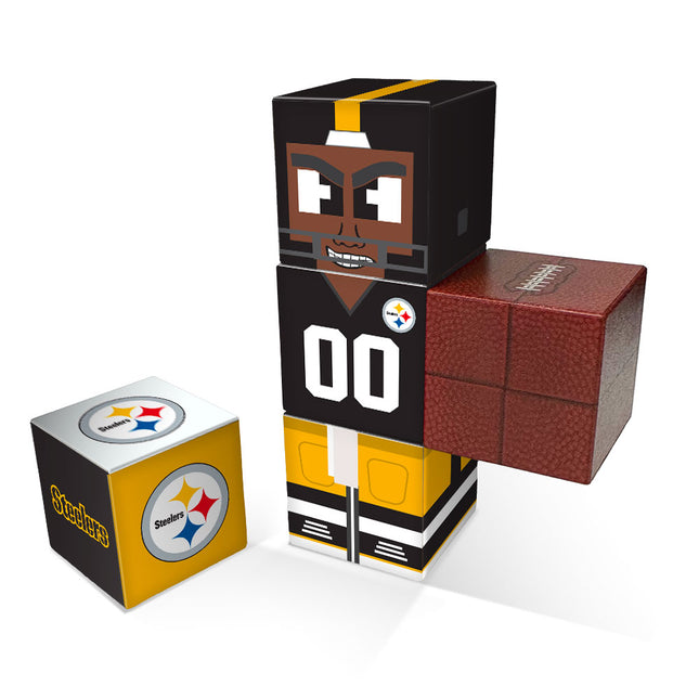 Pittsburgh Steelers Magnetic Qubees Fidget Building Cubes